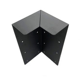 2 Tier Large External Corner Railway Sleeper Brackets  - Indoor Outdoors